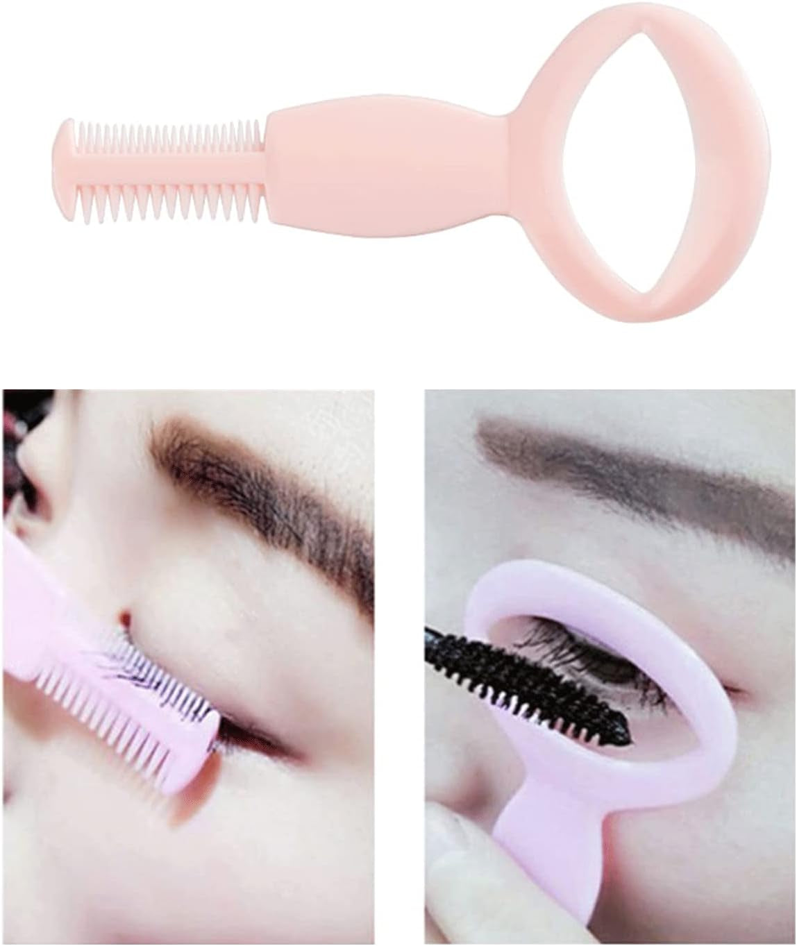 5 in 1 Eyelash Application Tool Kit,Eyelash Applicator Tool, Eyelash Curlers, Eyelash Comb, Makeup Eyelash Tool, Eyeliner Mascara Shield, Eyelash Separator Tool, Lash Curler