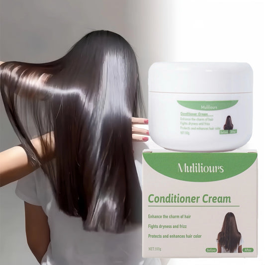 Leave-In Hair Conditioner Deep Moisturizing with Strong Strands Natural Ingredients for All Hair Types Gentle Care
