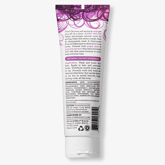 Kinky Moves Curl Defining Hair Cream to Enhance Natural Curls, 4 Fl Oz