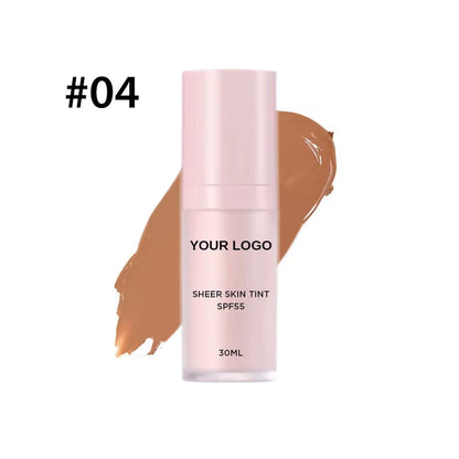 Sun SPF 50+ Sunscreen Sun Block Moisturizing Sun Care Liquid Spf 50 Facial 14 Colors Tinted Beautify Face Makeup Foundation