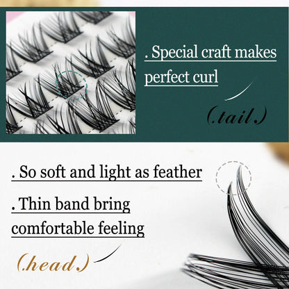 Lash Bunches Bond and Seal Eyelash Glue Remover Applicator Lash Clusters Eyelash Extensions Complete Kit DIY Makeup Set