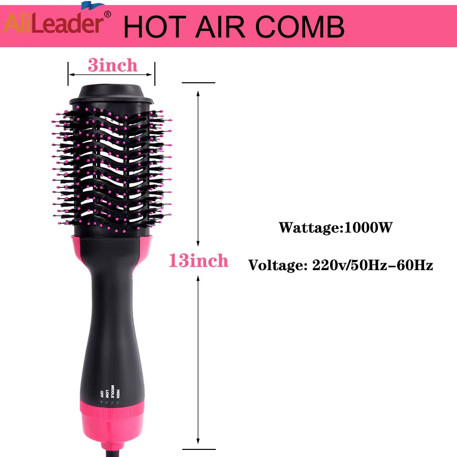 Hair Dryer Brushes for Women Blow Drying Travel Hair Dryer Straightener Curler Massager One Step Volumizer Hot-Air Hair Brushes