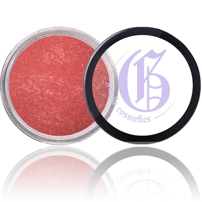 Red Hawaii Matte Blush Makeup Mineral Makeup Pure Talc Free Minerals Matte Loose Face Makeup Powder Blush for Cheeks 5 Gram Travel Size