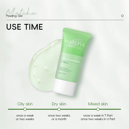 Matcha Exfoliating Exfoliate Peeling Gel Facial Scrub Moisturise Nourishing Repair Scrubs Face Cream Skin Care 60G