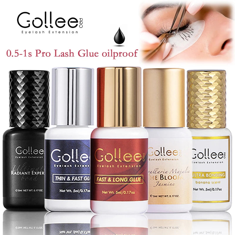 e 0.5-1S Fast Adhesives for Eyelash Extensions No Odor Glue Eyelash Extensions No Irritation Lash Extension Supplies Makeup