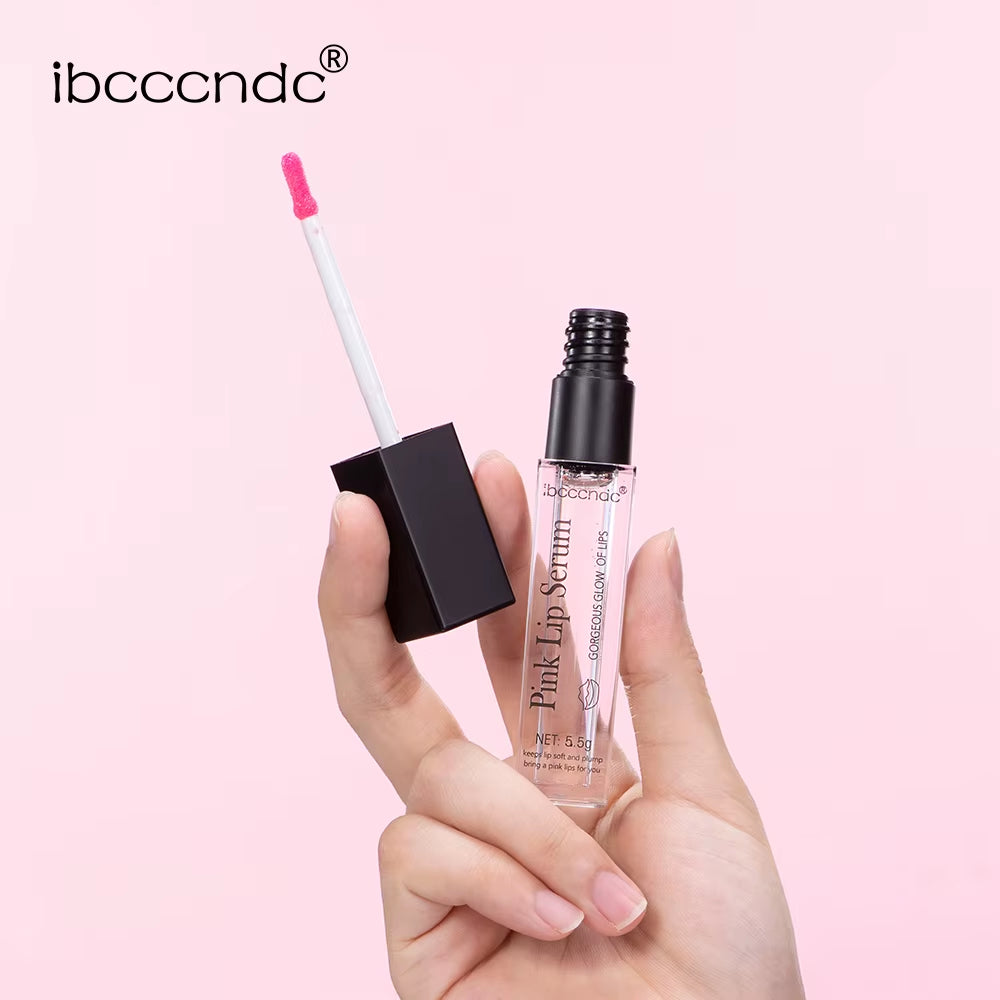 Pink Lip Serum Moisturizing Fresh Effective Reduce Pigmentation Exfoliating Plumper Sexy Care Cosmetics
