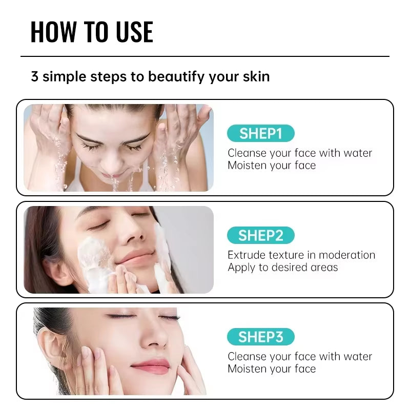 Salicylic Acid Acne Treatment Face Cream Repair Pimple Spots Deep Cleaning Pore Anti-Acne Scar Oil Control Moisturizer Skin Care