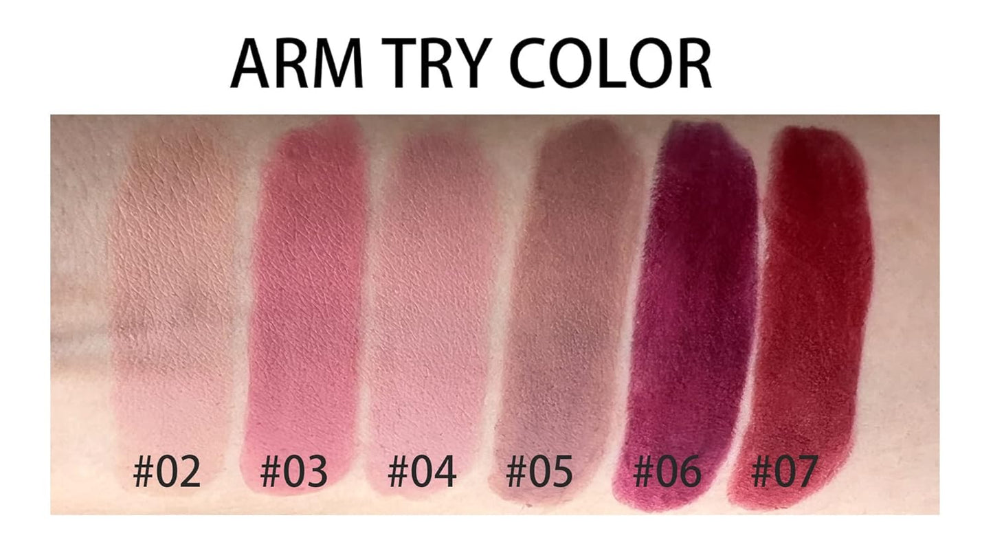 Matte Nude Lipstick, Bold & Intense Nudes Paper Tube Lipsticks Smooth Velvety Lip Gloss, Long Lasting Lip Stick Non-Stick Cup Not Fade Nude Lip Stick, Senior Matte Lip Makeup Gifts for Women and Girls