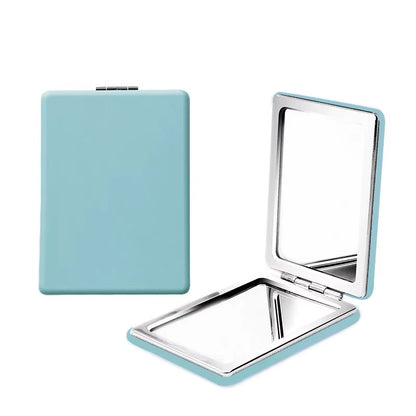Folding Mirror Pocket Mini Portable Makeup Mirrors Travel Hand Small Mirror Vanity Foldable Compact Cosmetics Tools