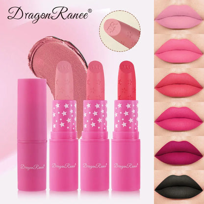 9 Colors Velvet  Pencil Waterproof Long Lasting Sexy Nude Pink Lip Stick Non-Stick Cup Makeup Lip Tint Cosmetics