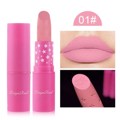 9 Colors Velvet  Pencil Waterproof Long Lasting Sexy Nude Pink Lip Stick Non-Stick Cup Makeup Lip Tint Cosmetics
