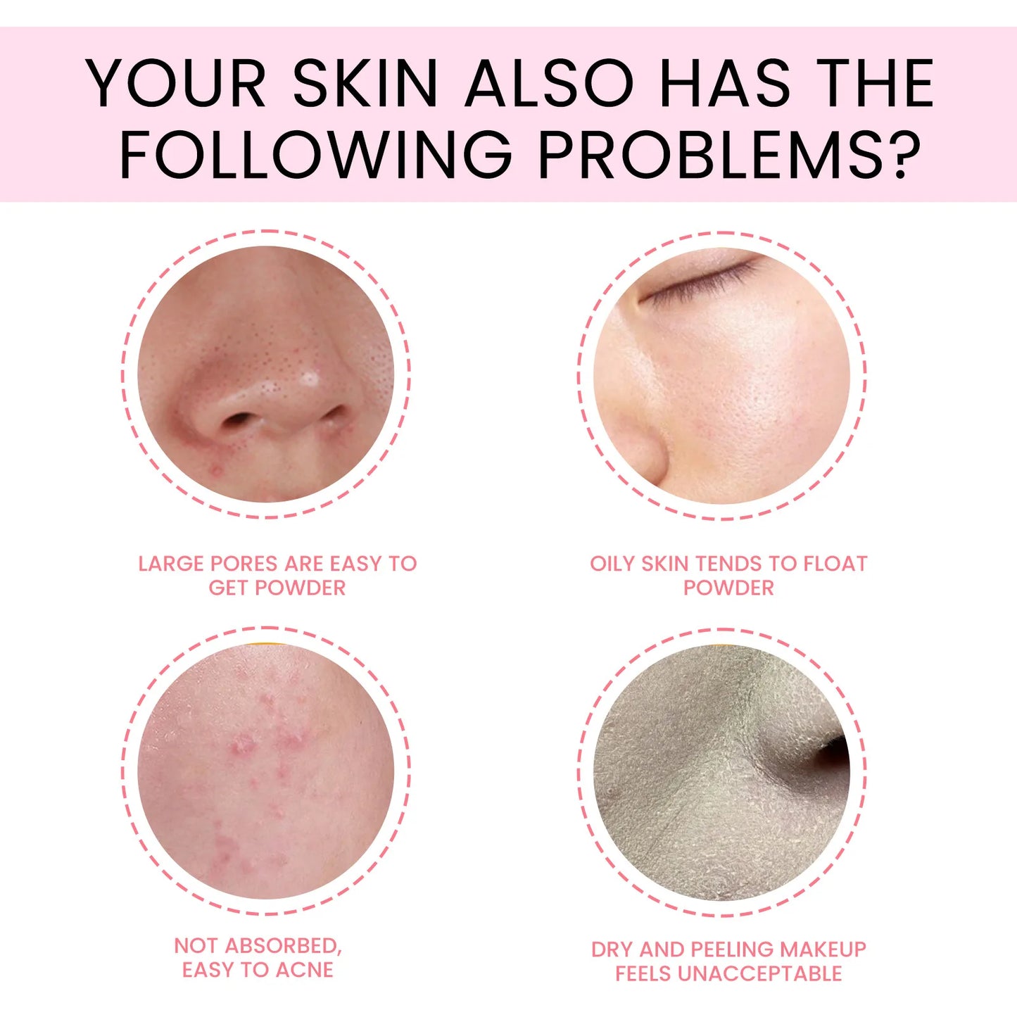 ​ CC Cream Foundation Spf 50 Full Coverage Blemish Cover Matte Finish Brightening Face Concealer Color Correcting Cream