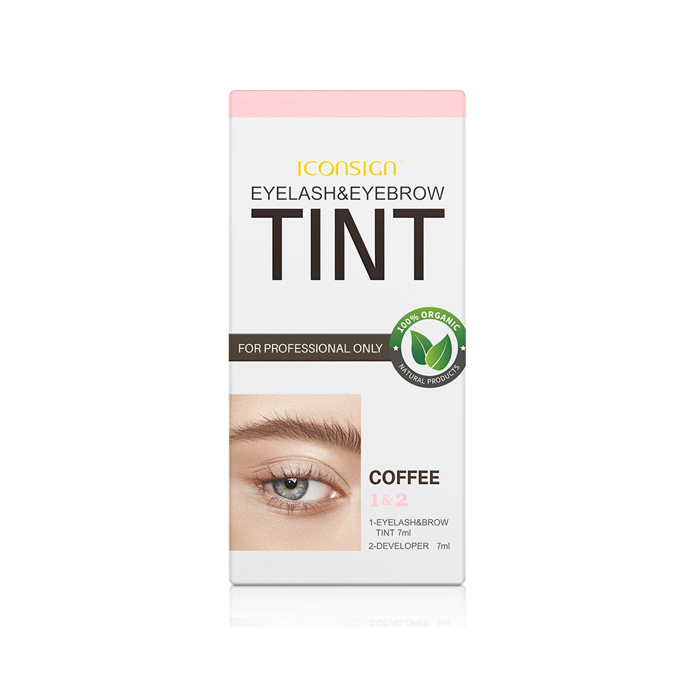 Eyelash Eyebrow Dye Tint Kit Mascara Lift Tinting Tattoo Eyes Makeup Tools Keep 60 to 80 Days
