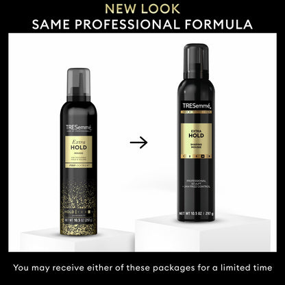 Tresemme Hair Mousse Extra Hold for 24H Touchable Hold & Volume with Pro Lock Tech 10.5 Oz