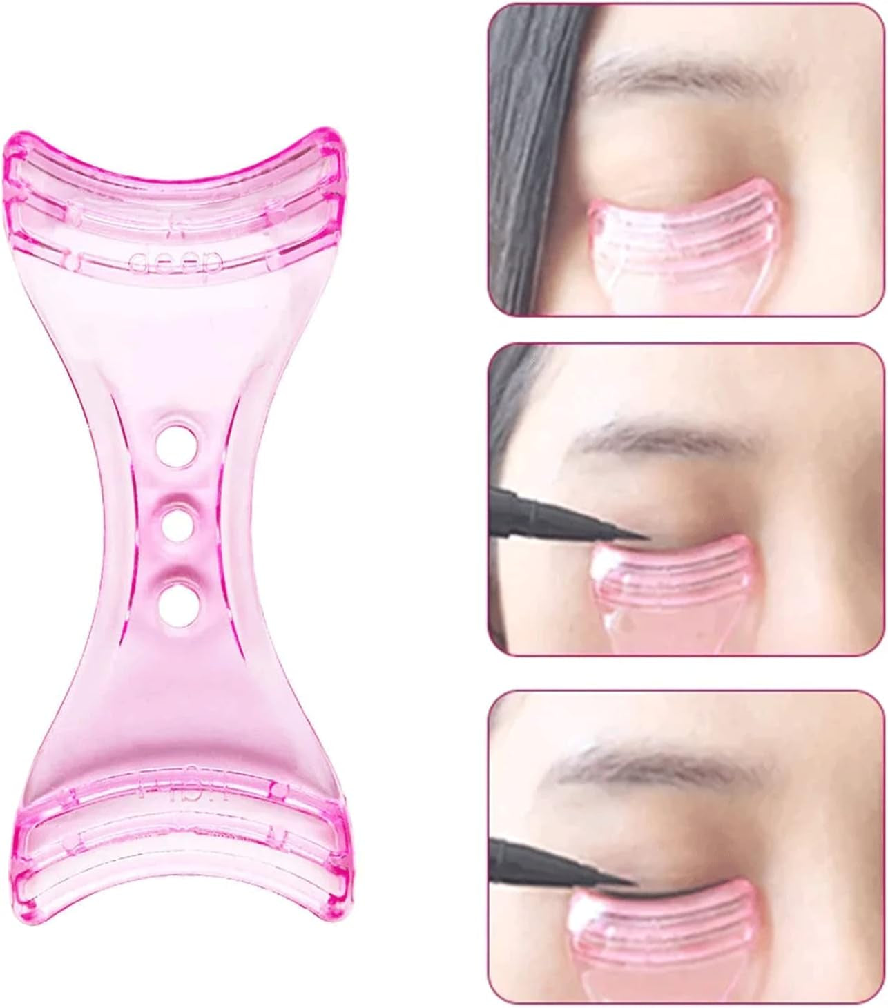 5 in 1 Eyelash Application Tool Kit,Eyelash Applicator Tool, Eyelash Curlers, Eyelash Comb, Makeup Eyelash Tool, Eyeliner Mascara Shield, Eyelash Separator Tool, Lash Curler
