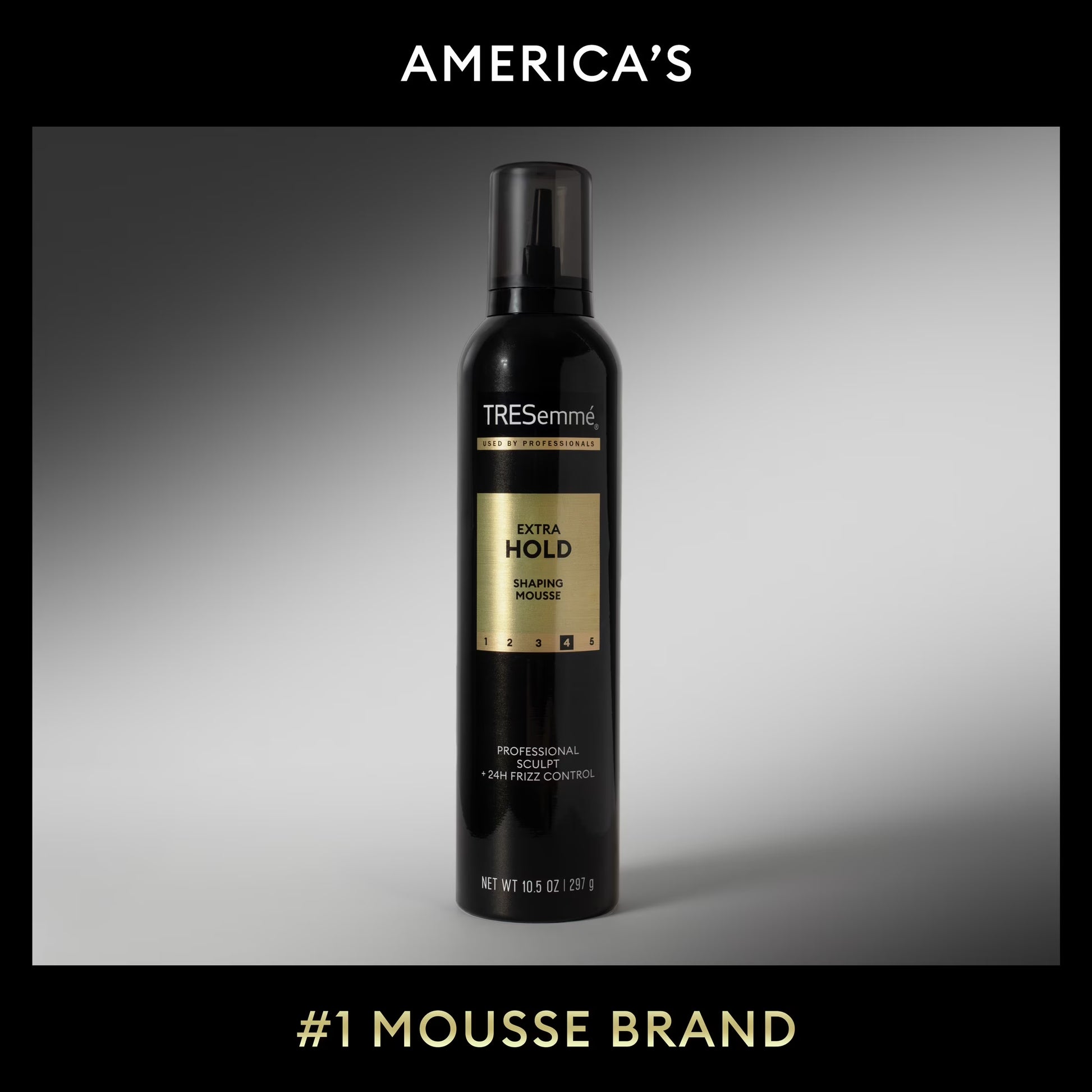 Tresemme Hair Mousse Extra Hold for 24H Touchable Hold & Volume with Pro Lock Tech 10.5 Oz
