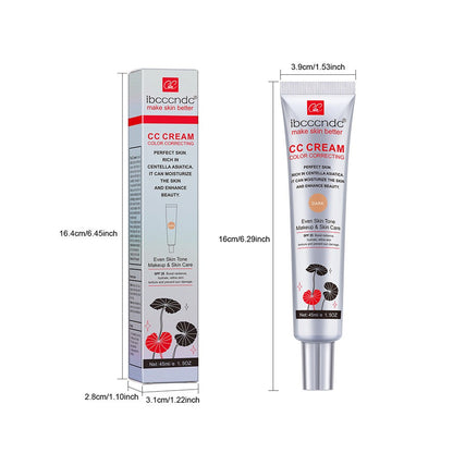 Moisturizing Correcting CC Cream Waterproof Anti-Sweat Makeup before Concealer Lasting Women Makeup Protect Skin Erborian Make