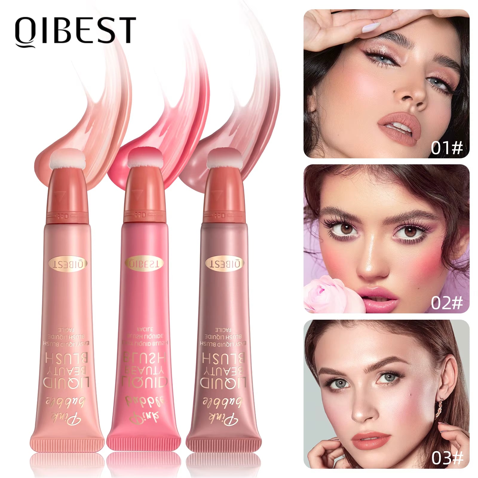 Face Blusher Peach Cream  Cheek Contour Blush Cosmetics Blusher Cream Korean Makeup Rouge Tint Blush