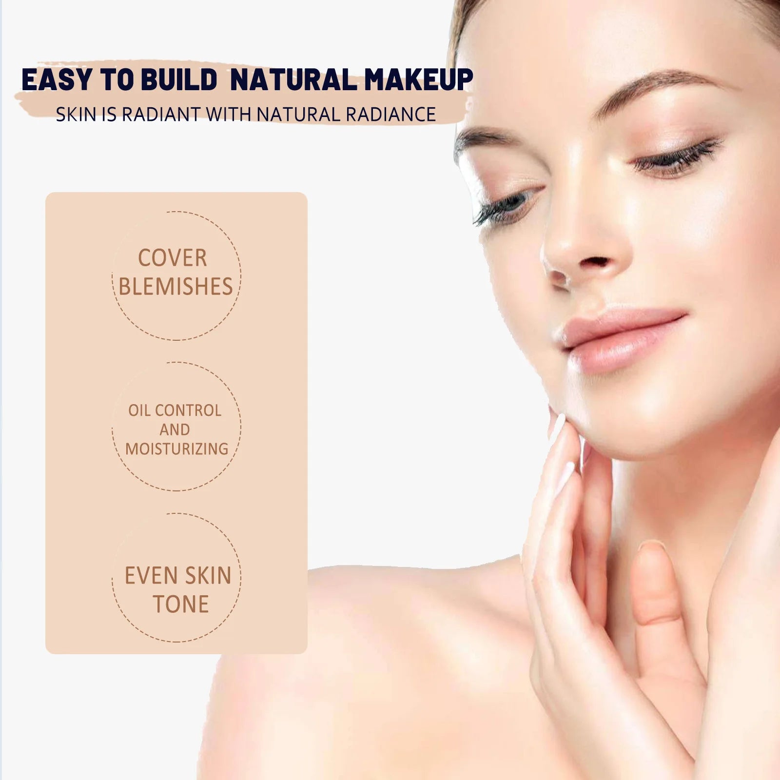 CC Cream Makeup Korean Cosmetics Concealer Skin Brightening Cream BB Cream Primer Foundation Make-Up for Women Beauty Health 30G