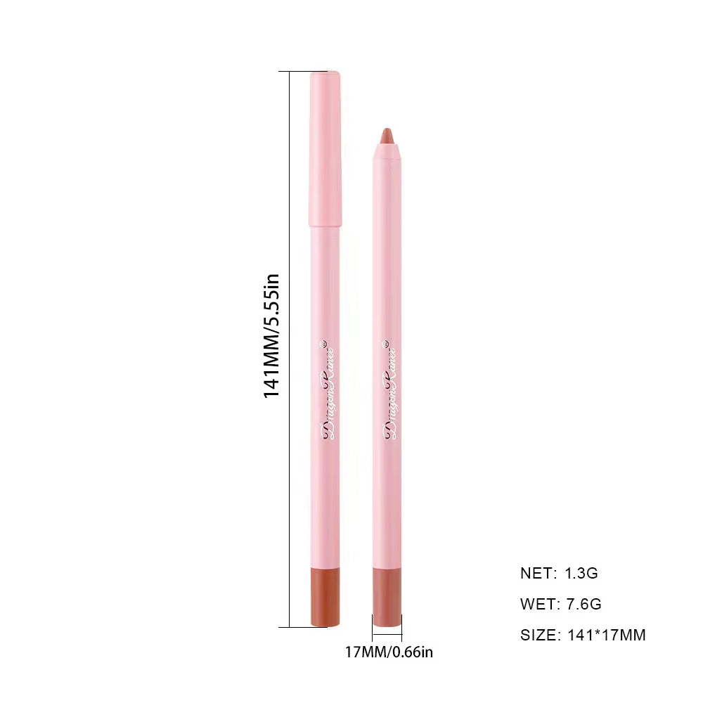 12 Colors Lip Liner Velvet Matte Lipsticks Waterproof Long Lasting Lip Liner Cosmetics Lip Makeup Lip Liner Pencil