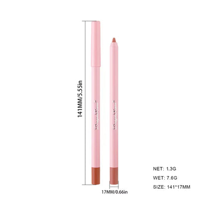 12 Colors Lip Liner Velvet Matte Lipsticks Waterproof Long Lasting Lip Liner Cosmetics Lip Makeup Lip Liner Pencil