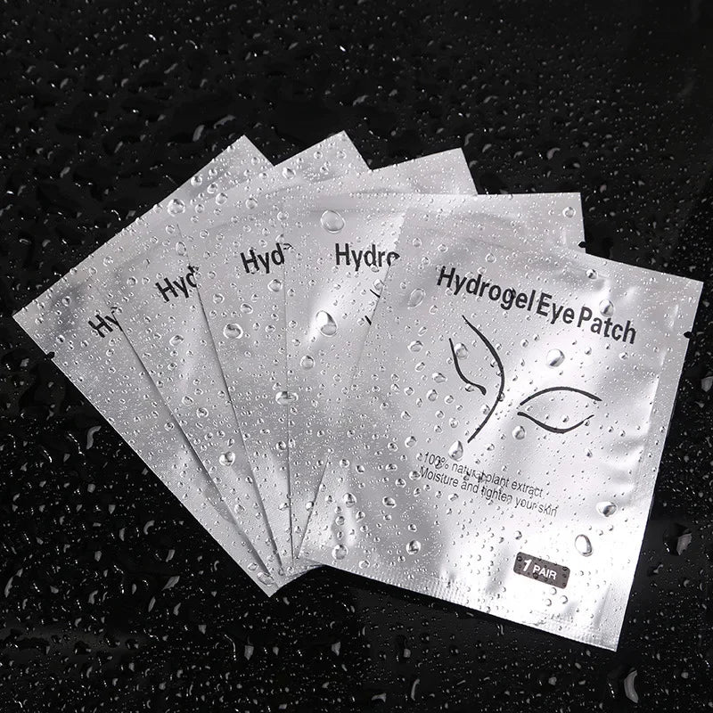 50 Pairs Eyelash under Eye Patches Eye Pad Isolation Remove Hydrogel Eye Patch Sticker Gasket Eyelash Extension Makeup Tools