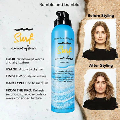 Bumble & Bumble Surf Wave Foam 5.1 Oz.