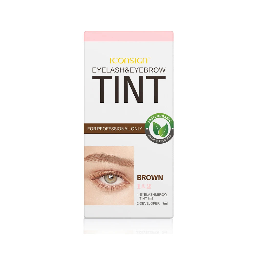 Eyelash Eyebrow Dye Tint Kit Mascara Lift Tinting Tattoo Eyes Makeup Tools Keep 60 to 80 Days
