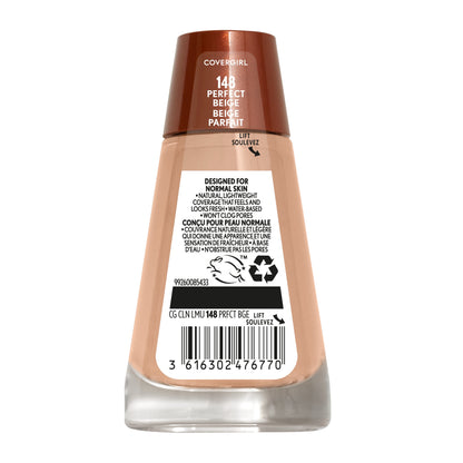 Clean Liquid Foundation, 148 Perfect Beige, 1 Fl Oz