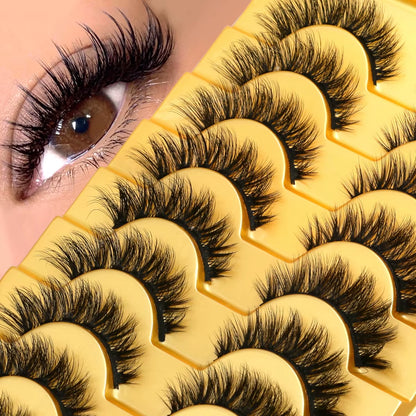 Cat Eye Lashes Faux Mink Eyelashes Winged End Eye Elongated Eyelashes Fake Lashes Natural Long Eyelashes Extension
