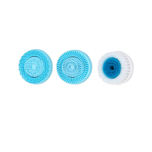 Ultrasonic Cleaner Electric Cleansing Brush 3 in 1 Face Massagers Sonic Rotating Cleansing Brush Galvanic Remove Blackheads Tool