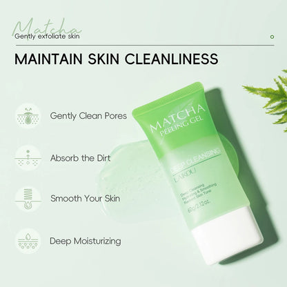 Matcha Exfoliating Exfoliate Peeling Gel Facial Scrub Moisturise Nourishing Repair Scrubs Face Cream Skin Care 60G