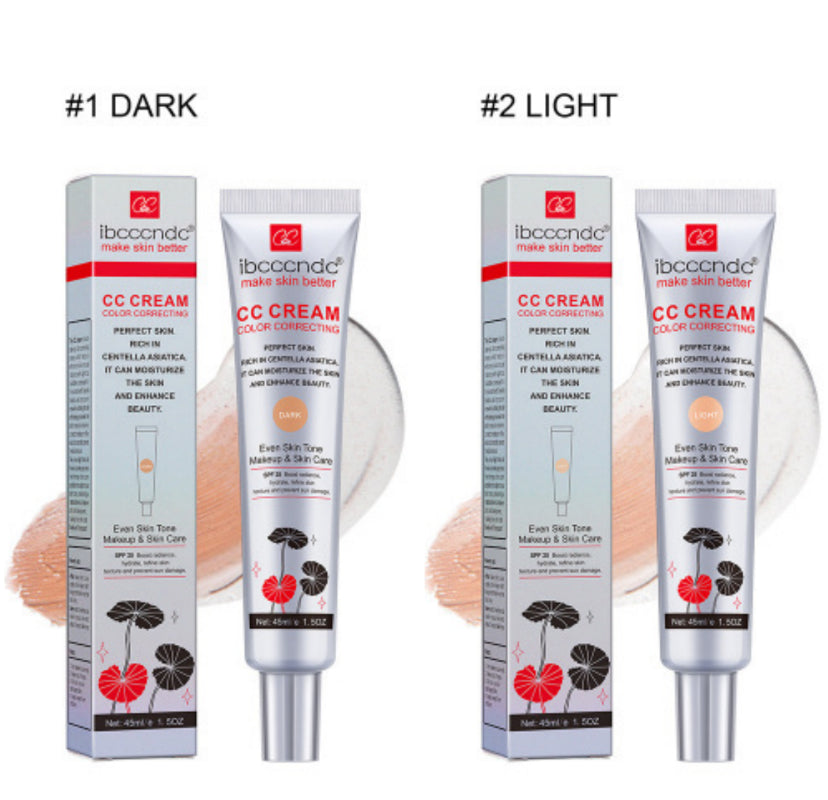 Moisturizing Correcting CC Cream Waterproof Anti-Sweat Makeup before Concealer Lasting Women Makeup Protect Skin Erborian Make
