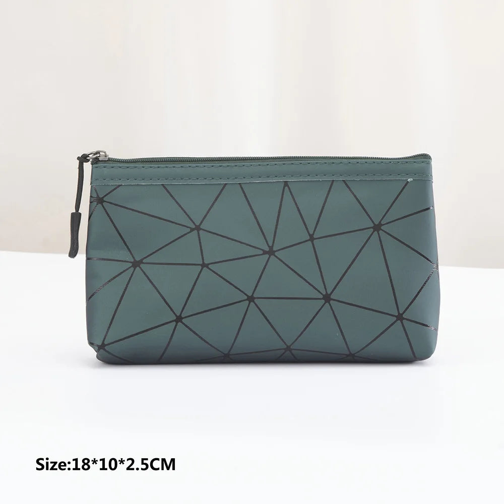 PU Waterproof Small Cosmetic Bag Makeup Pouches Case Makeup Brushes Cosmetics Handbags Make up Organizers Storage Bags for Women
