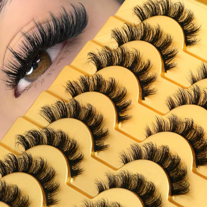 Cat Eye Lashes Faux Mink Eyelashes Winged End Eye Elongated Eyelashes Fake Lashes Natural Long Eyelashes Extension
