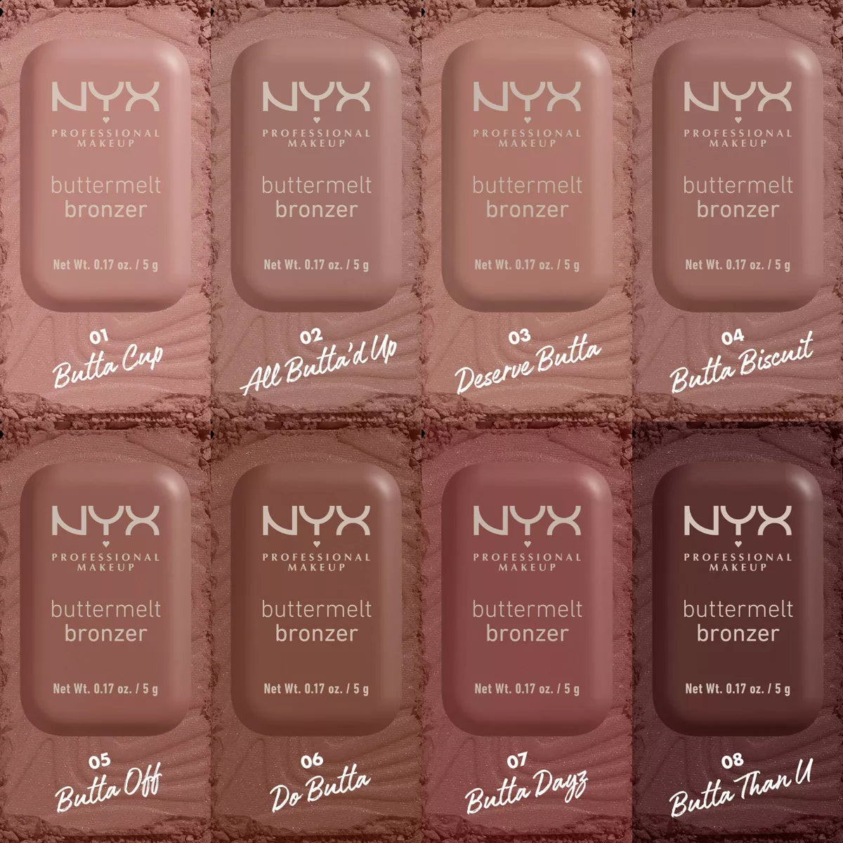 NYX Professional Makeup Buttermelt Bronzer - 0.17Oz