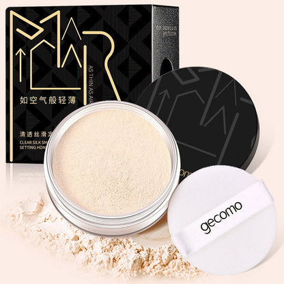 Gemeng Powder Makeup Setting Powder Durable Waterproof Sweat Proof Makeup Concealer Honey Powder