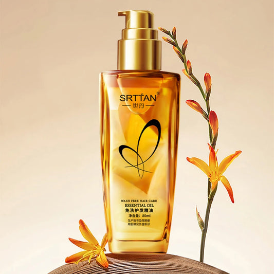 Moroccan Argan Oil Hair Serum Lightweight Hair Oil Mist for Split Ends, Frizzy Hair and Flyaways, Hair Oil Repair- Gloss Shine
