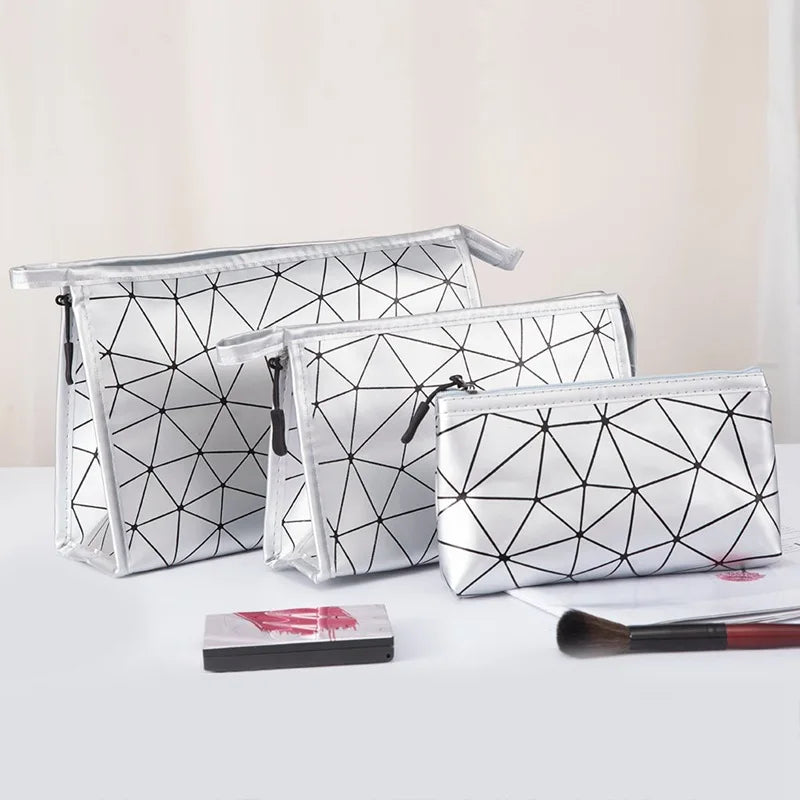 PU Waterproof Small Cosmetic Bag Makeup Pouches Case Makeup Brushes Cosmetics Handbags Make up Organizers Storage Bags for Women