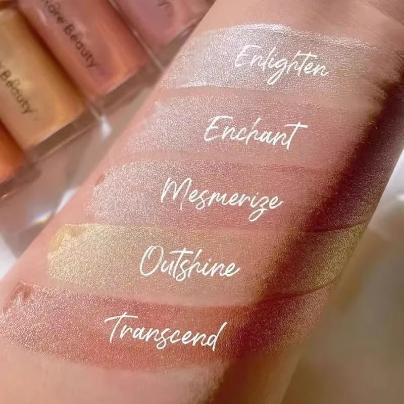 Powder Highlighter Blush Water Light Shimmer Waterproof Long Last Face Illuminator Brighten Light Liquid Highlighter