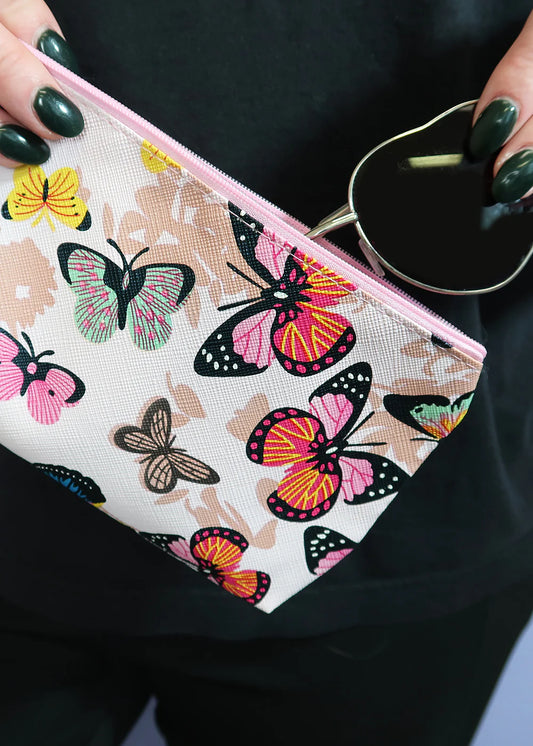 Makeup Pouch - Butterflies