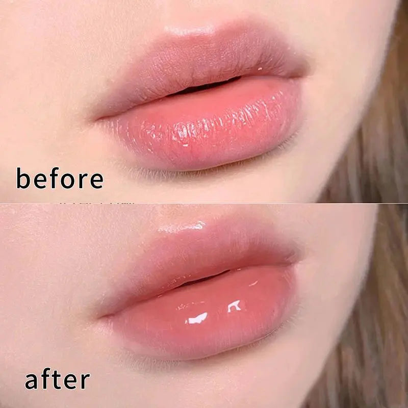 Bee Lip Oil Water-Shine Glass Transparent Lip Honey Dry Repair Lip Care Toot Lip Moisturizing Lip Oil