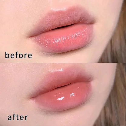 Bee Lip Oil Water-Shine Glass Transparent Lip Honey Dry Repair Lip Care Toot Lip Moisturizing Lip Oil