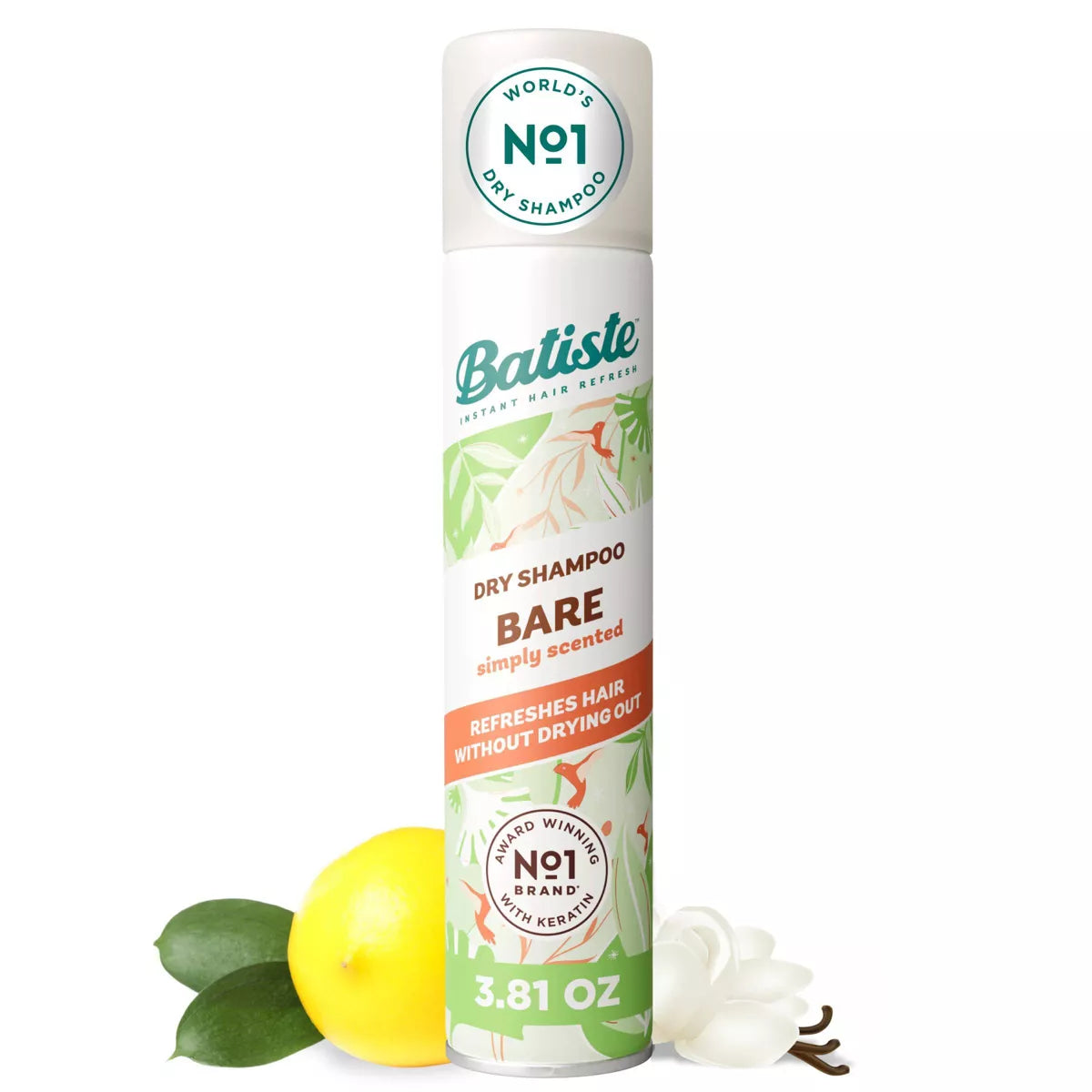 Batiste Bare Dry Shampoo Barely Scented