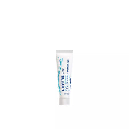 Differin 10% Benzoyl Peroxide Acne Spot Treatment: Hypoallergenic, Facial Treatment, Gel, Acne-Prone Skin