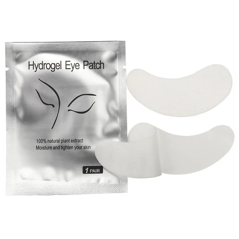 50 Pairs Eyelash under Eye Patches Eye Pad Isolation Remove Hydrogel Eye Patch Sticker Gasket Eyelash Extension Makeup Tools