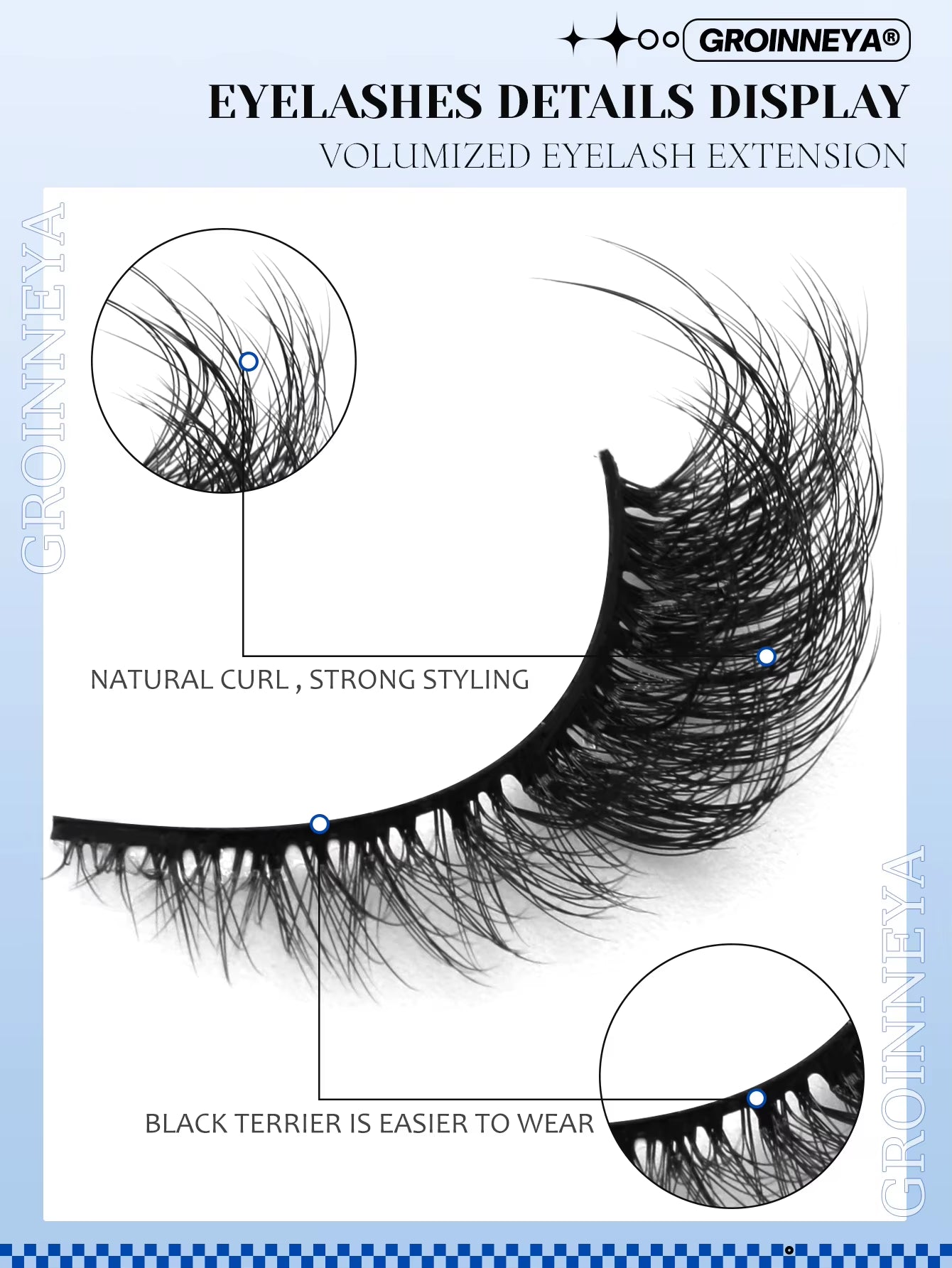 Cat Eye Lashes Faux Mink Eyelashes Winged End Eye Elongated Eyelashes Fake Lashes Natural Long Eyelashes Extension