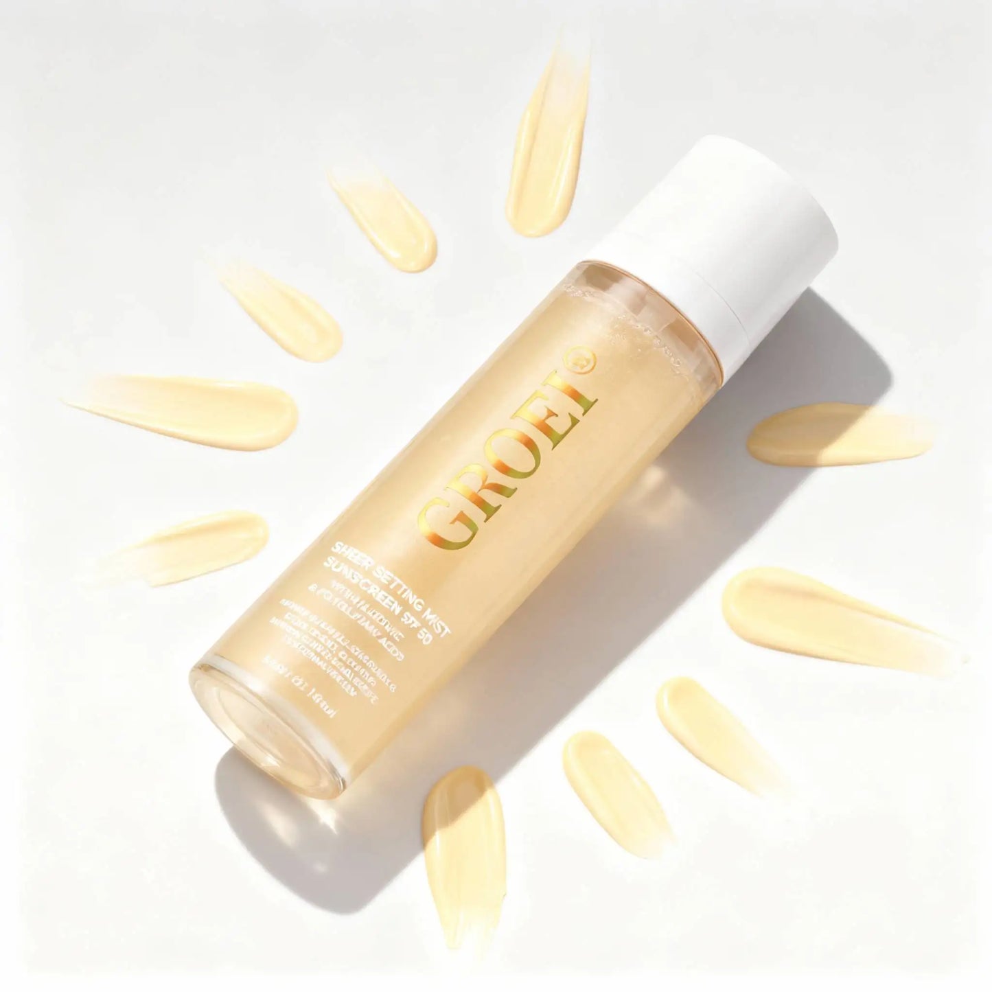 100Ml SPF 50 Sunscreen Setting Spray Sheer Setting Mist Sunscreen Spray Facial Skin Care Lightweight & Non-Greasy