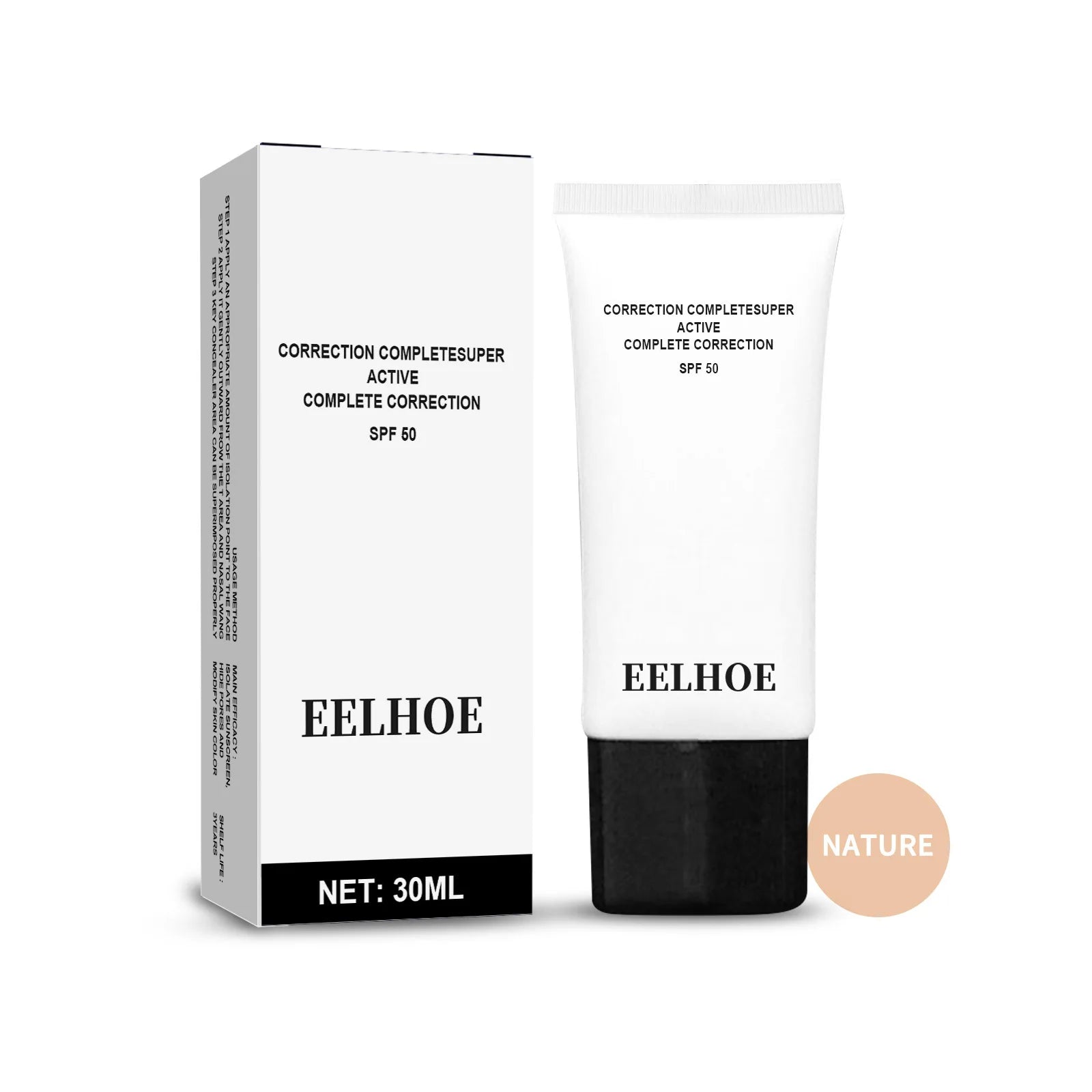 CC Cream Makeup Korean Cosmetics Concealer Skin Brightening Cream BB Cream Primer Foundation Make-Up for Women Beauty Health 30G