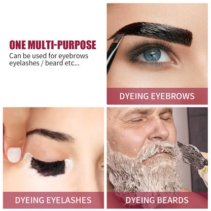 Eyelash Eyebrow Dye Tint Kit Mascara Lift Tinting Tattoo Eyes Makeup Tools Keep 60 to 80 Days